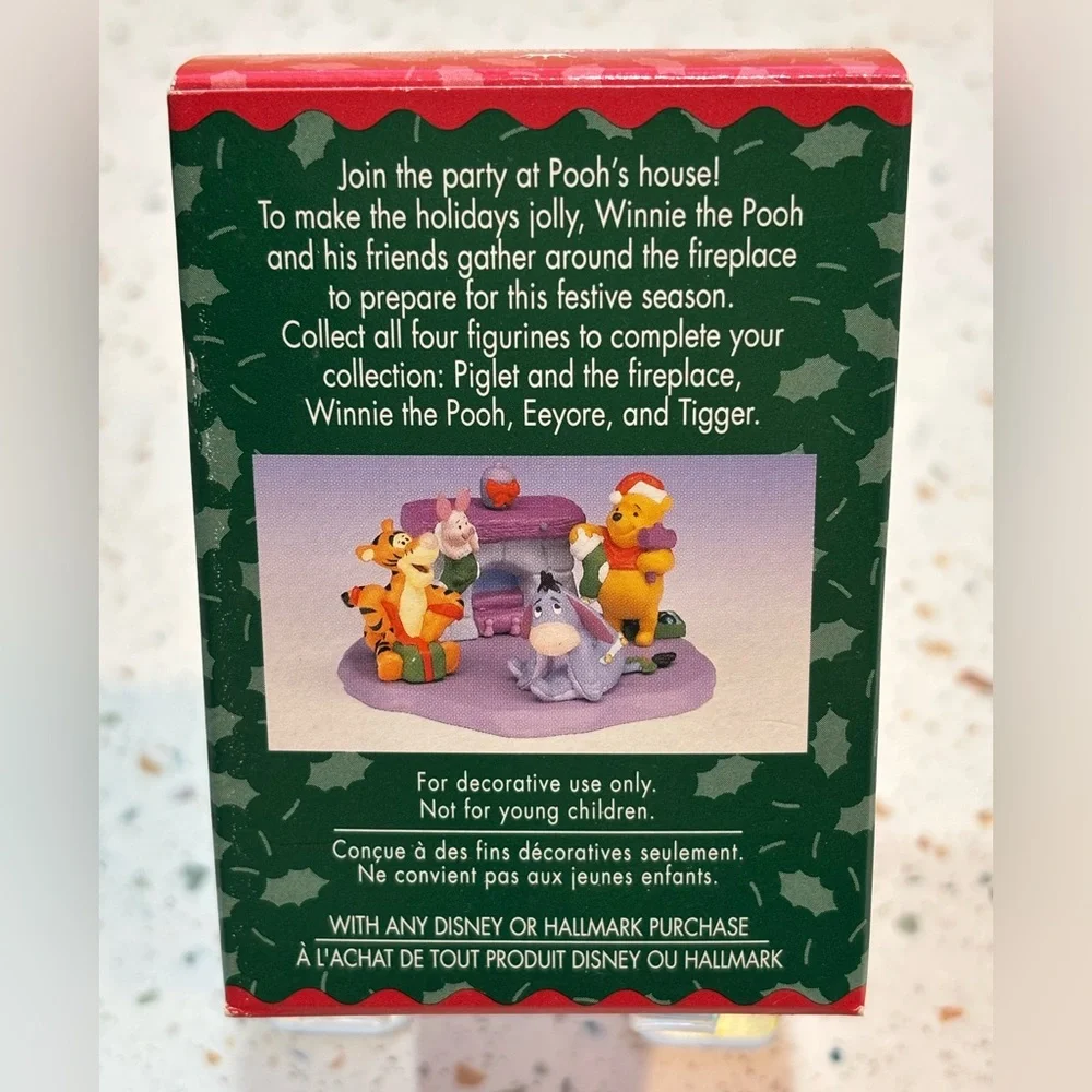 Hallmark Merry Miniatures Eeyore 1999 Christmas at Pooh’s House Rare Disney‎